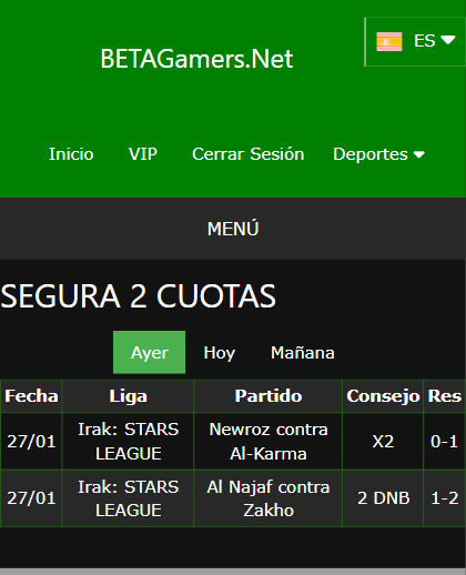 boleto de apuesta vip ganada